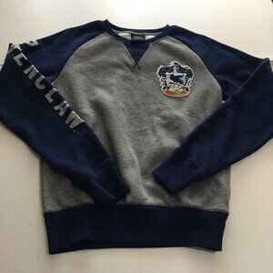 Harry Potter Ravenclaw Universal Studios Mens XS Sweatshirt Gray Blue